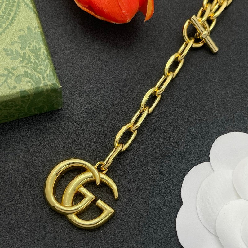 18K Gucci Big Gold Chain Necklace