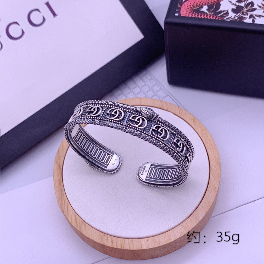 Gucci Snake Wide Bracelet