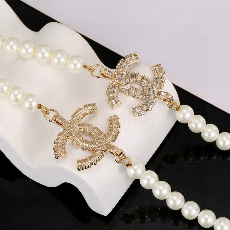18K Chanel 26C Long Pearl Necklace