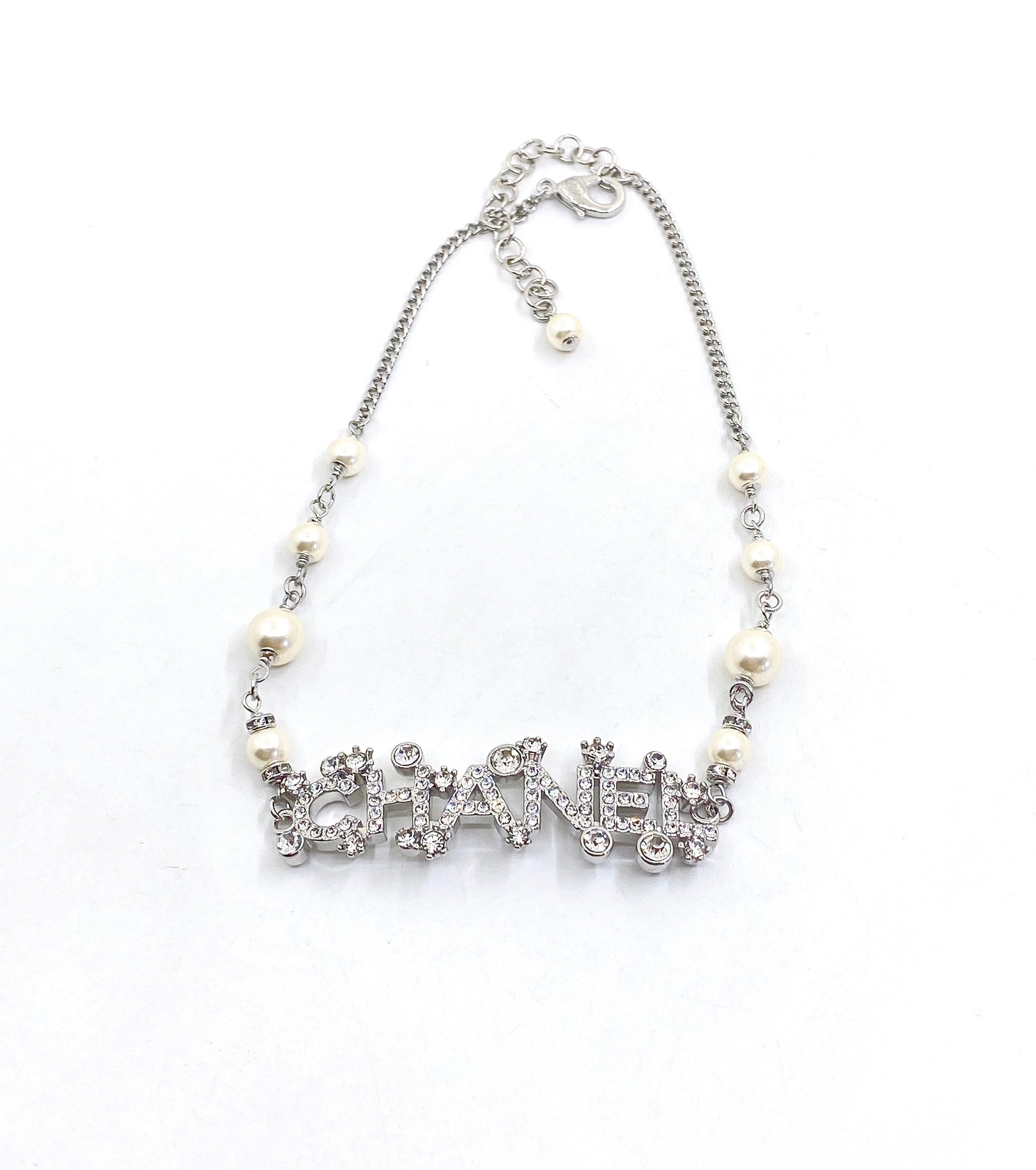 18K Chanel Crystals Necklace