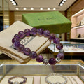 18K Gucci Anger Forest Purple Bead Chain Bracelet