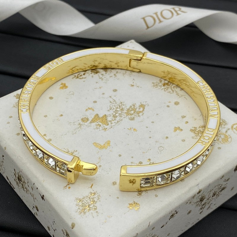 18K Dior Night Code Bangle Bracelet
