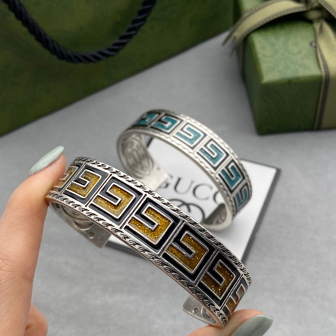 Gucci Cube Yellow Wide Bracelet