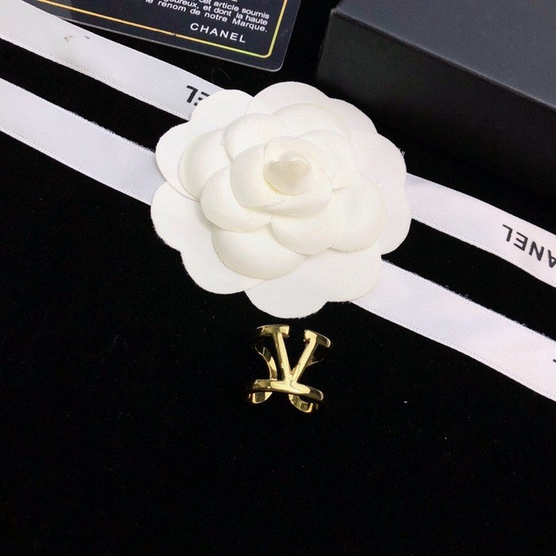 18K Valentino VLogo Signature Gold Ring