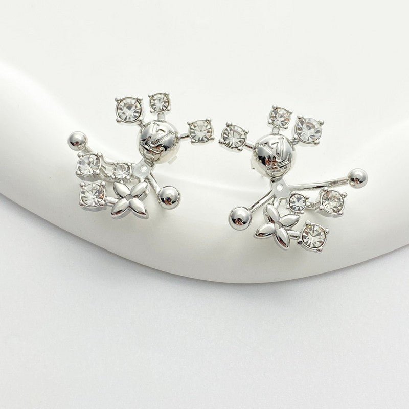 18K Louis Vuitton Diamond Earrings