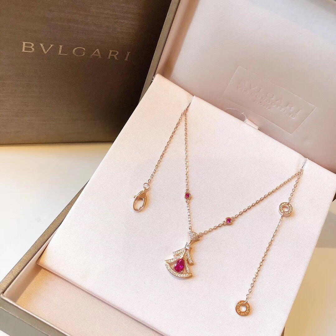 18K BVLGARI Divas' Dream Diamond Necklace