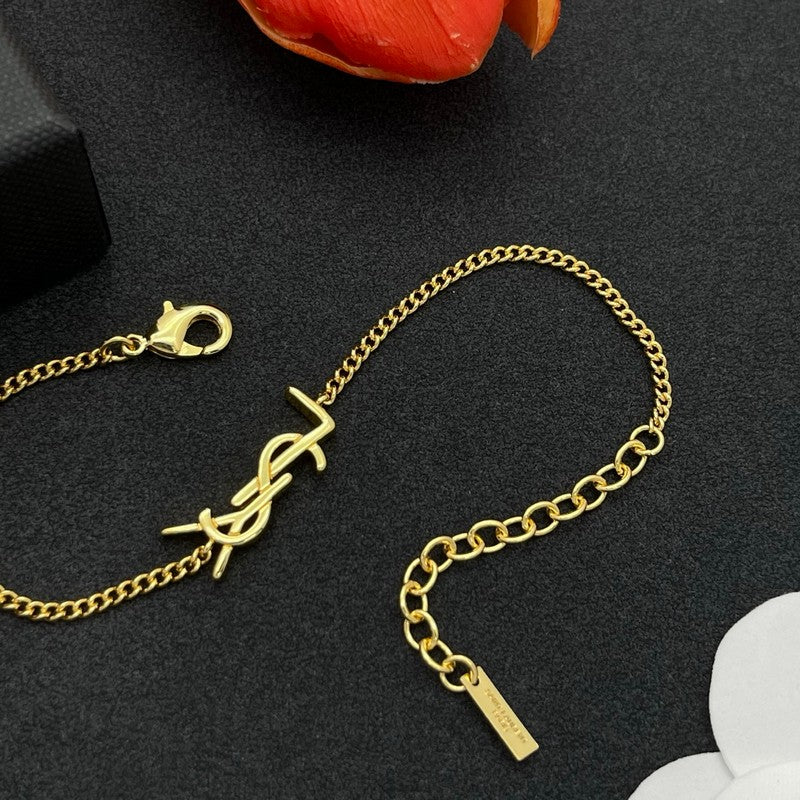 18K YSL Chain Bracelet