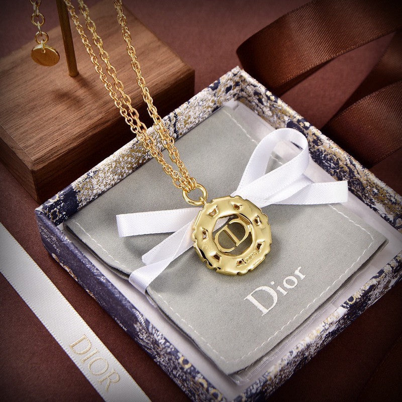 18K Petit Dior Crystals Necklace