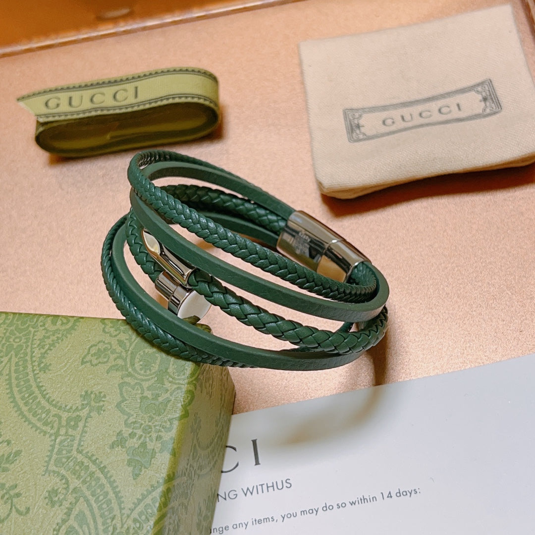 18K Gucci Anger Forrest Green Bracelet