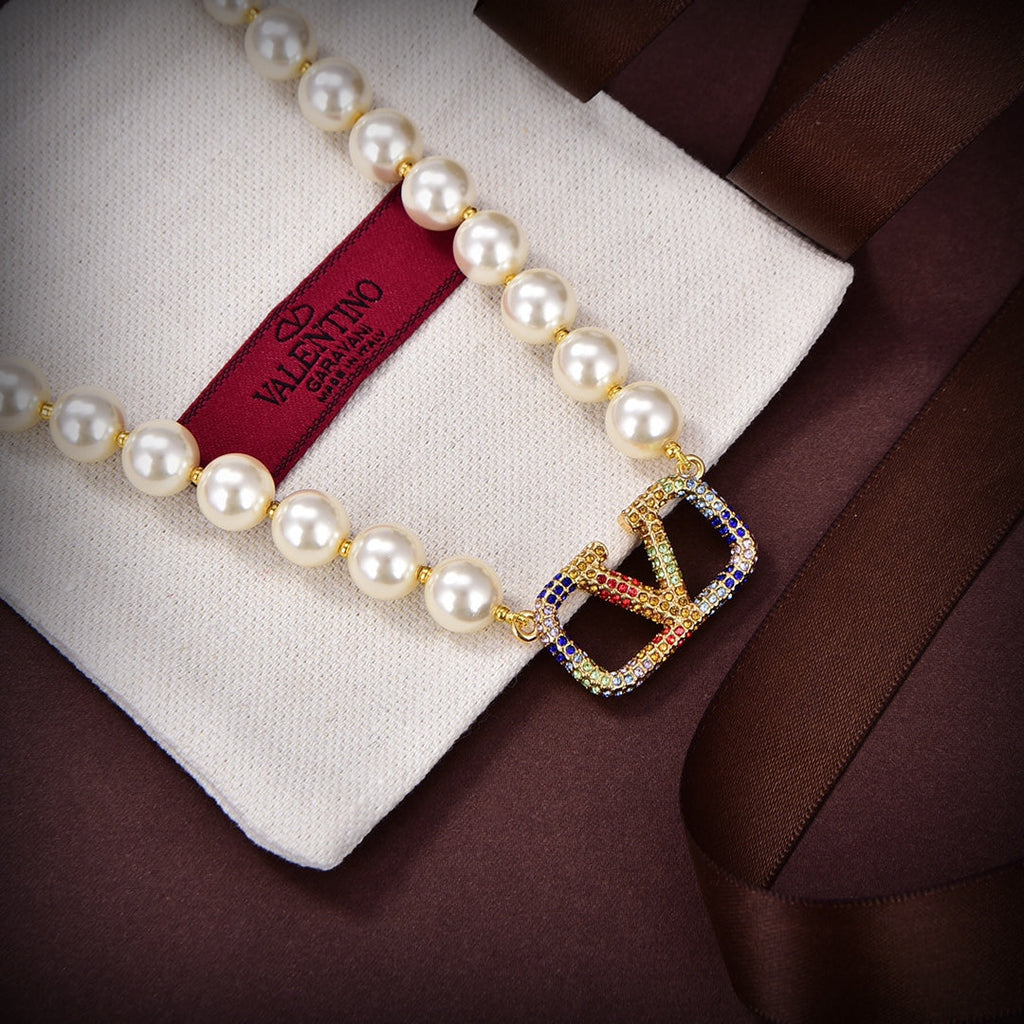 18K Valentino Garavani VLogo Signature Necklace