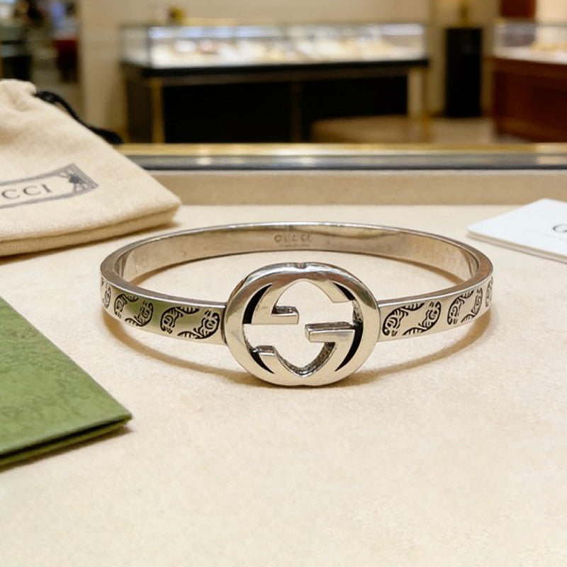 18K Gucci Interlocking G Gold Bracelet
