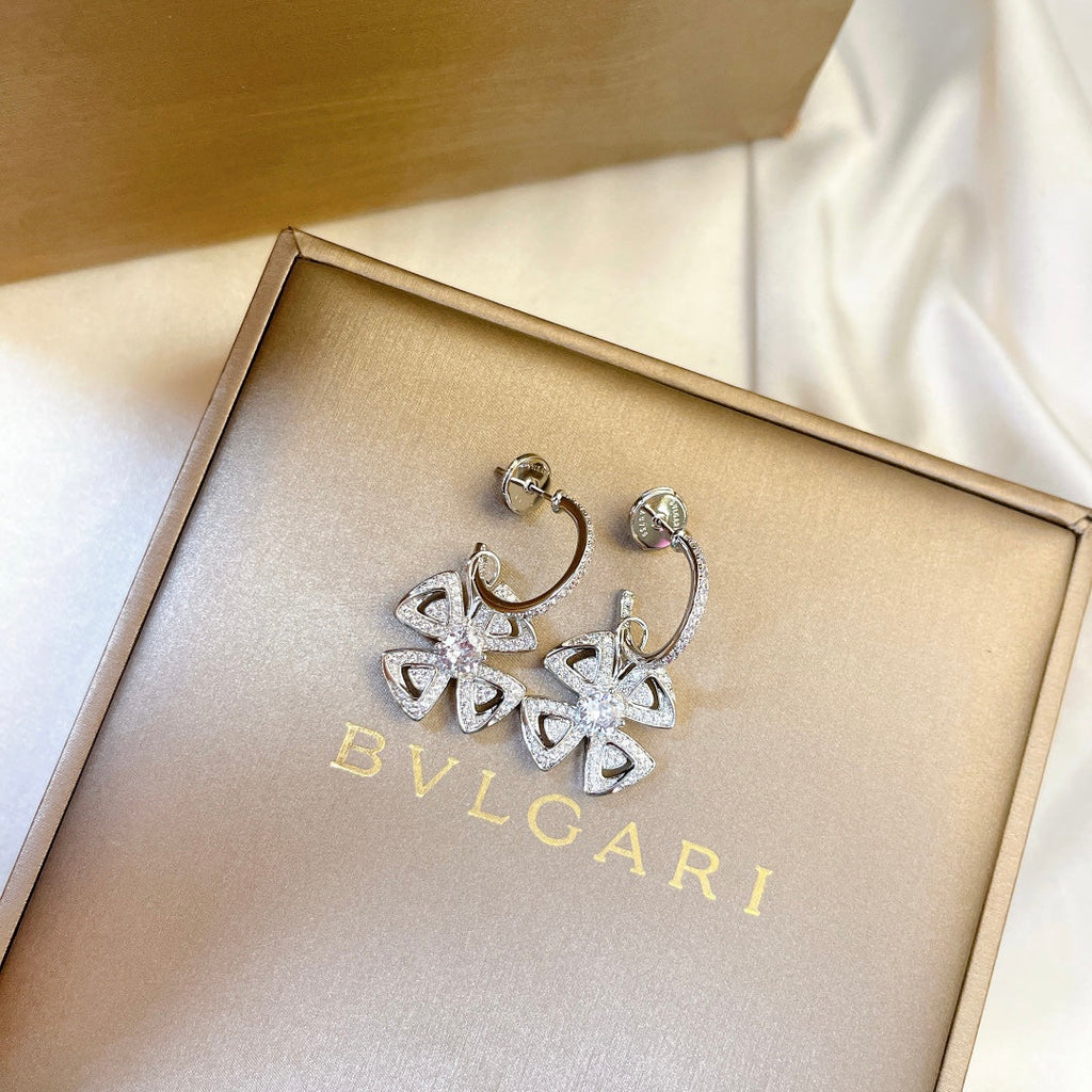 18K BVLGARI BV Fiorever Earrings