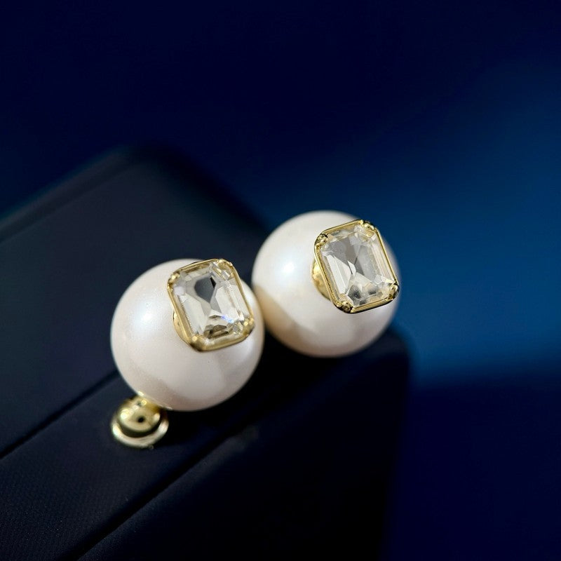 18K Dior Tribales Pearl Earrings