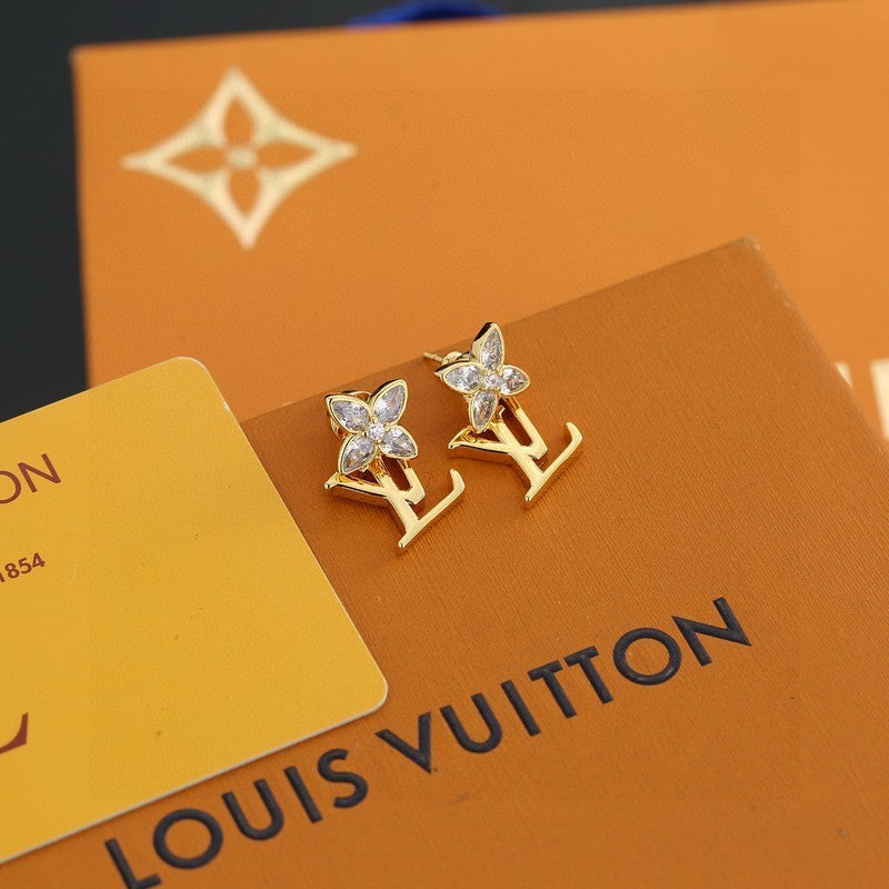 18K Louis Vuitton Iconic Diamond Earrings