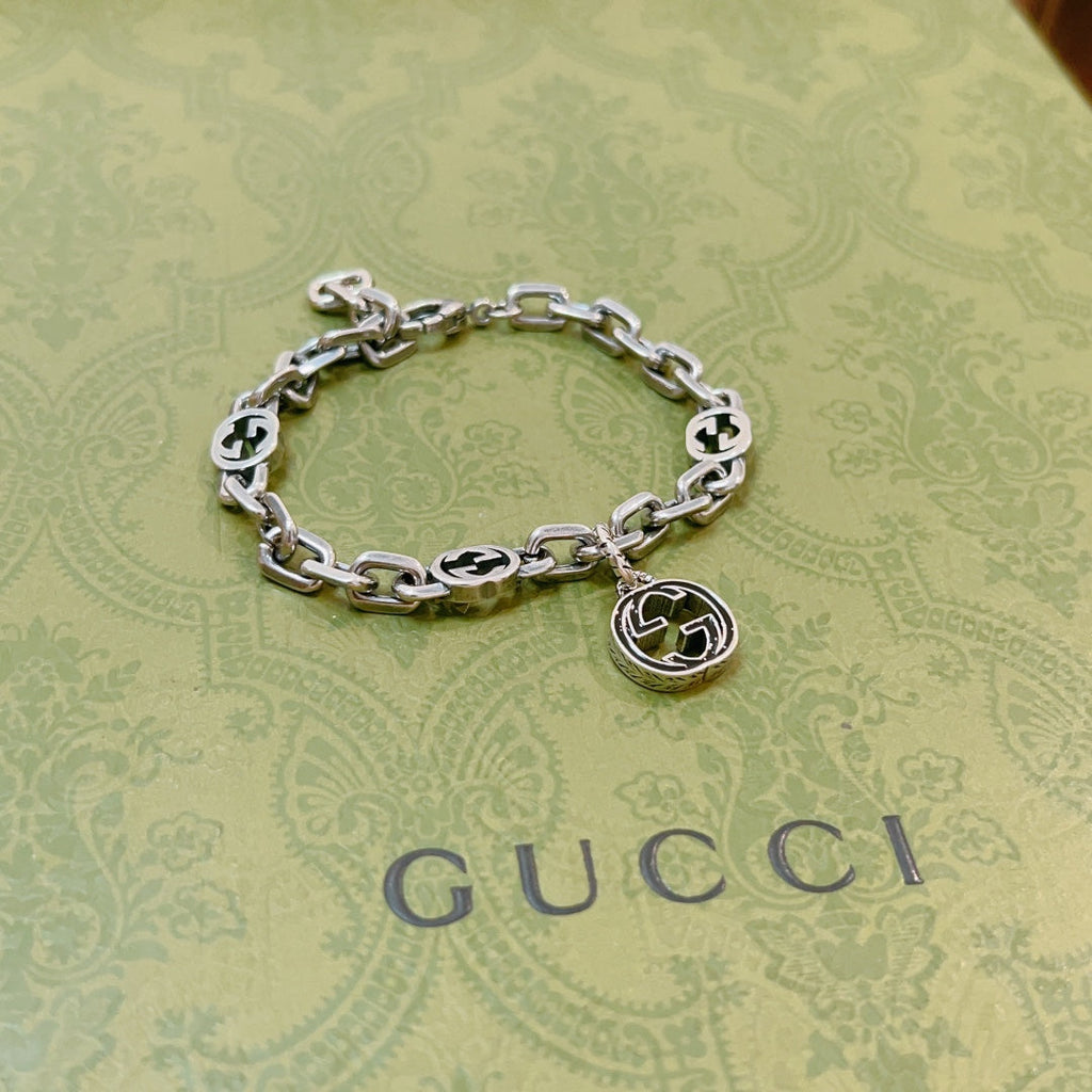 Gucci Interlocking G Pendant Bracelet