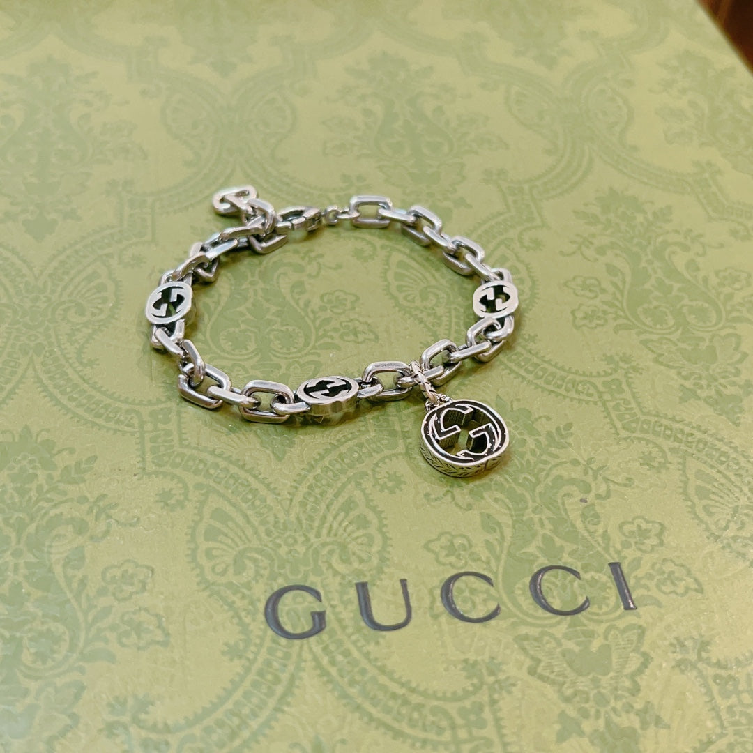 Gucci Interlocking G Pendant Bracelet