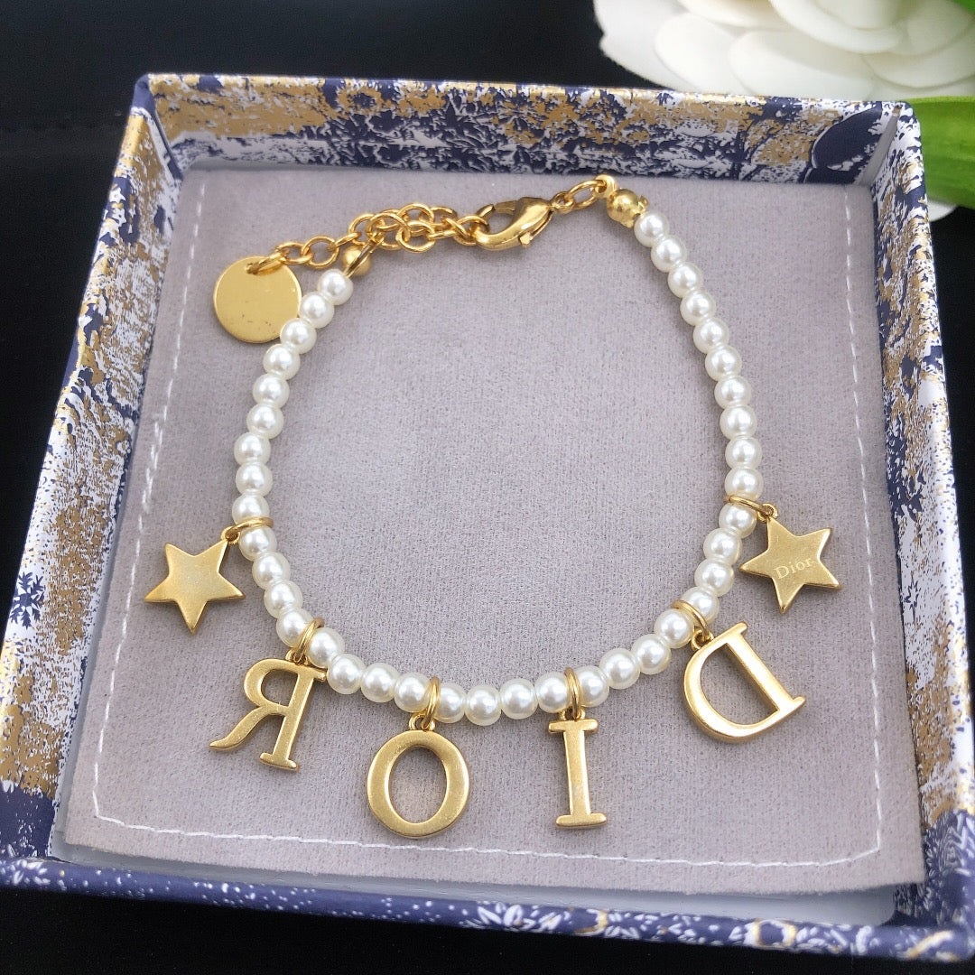 18K Dior Pearl Bracelet