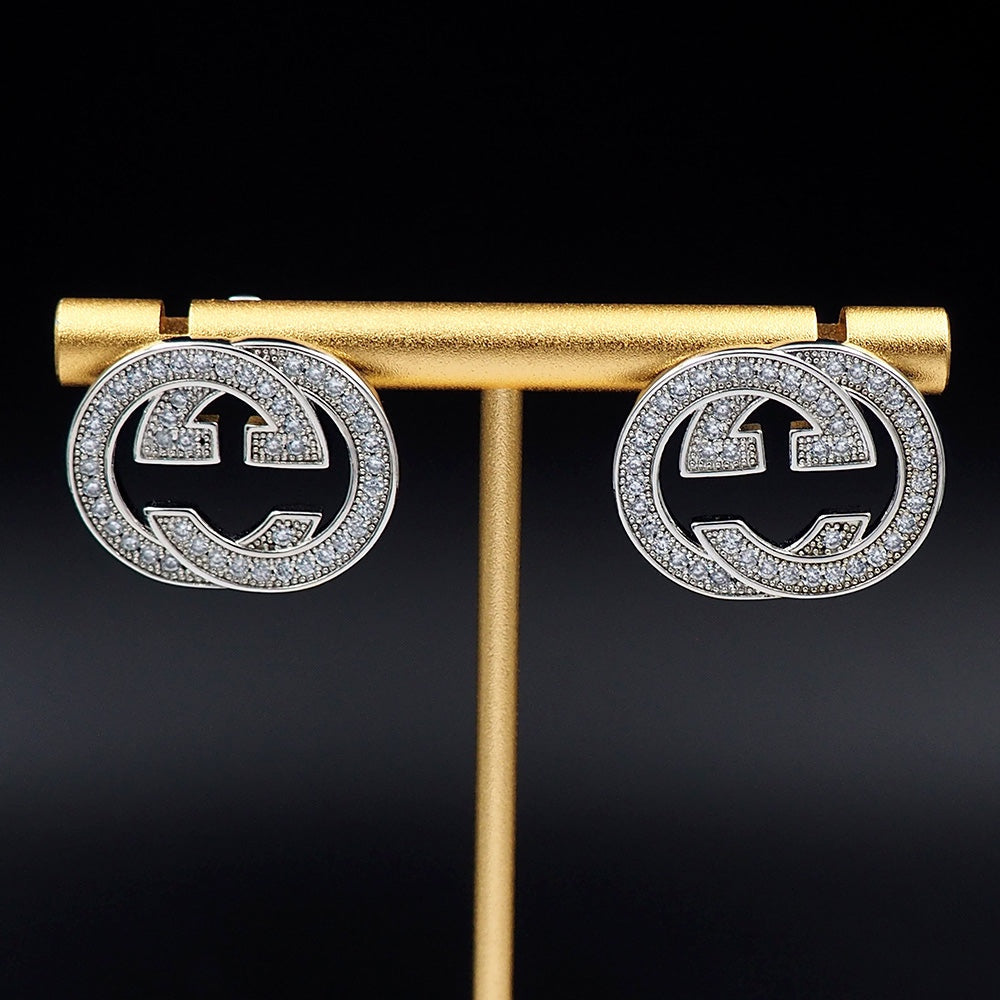 18K Gucci Diamonds Earrings