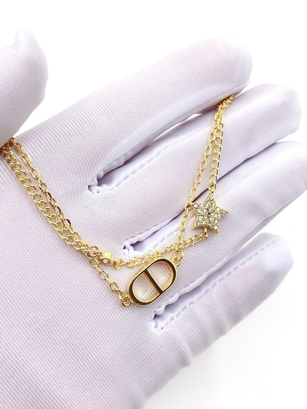 18K Dior Star Diamond Bracelet