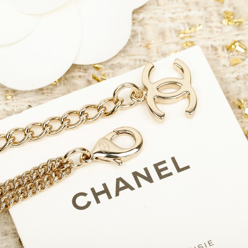 18K Chanel 26A Blue Flower Necklace
