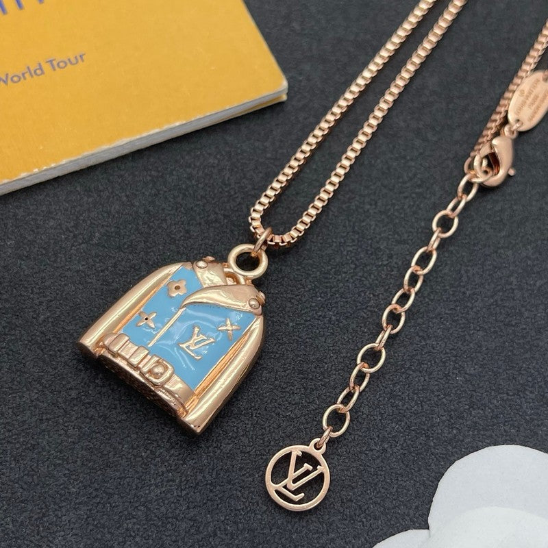 18K Louis Vuitton Dress Gold Necklace