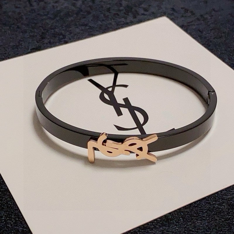 18K YSL Black Gold Bracelet