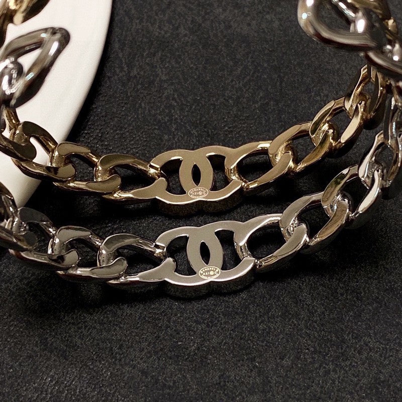 18K Chanel Open Cuff Bracelet