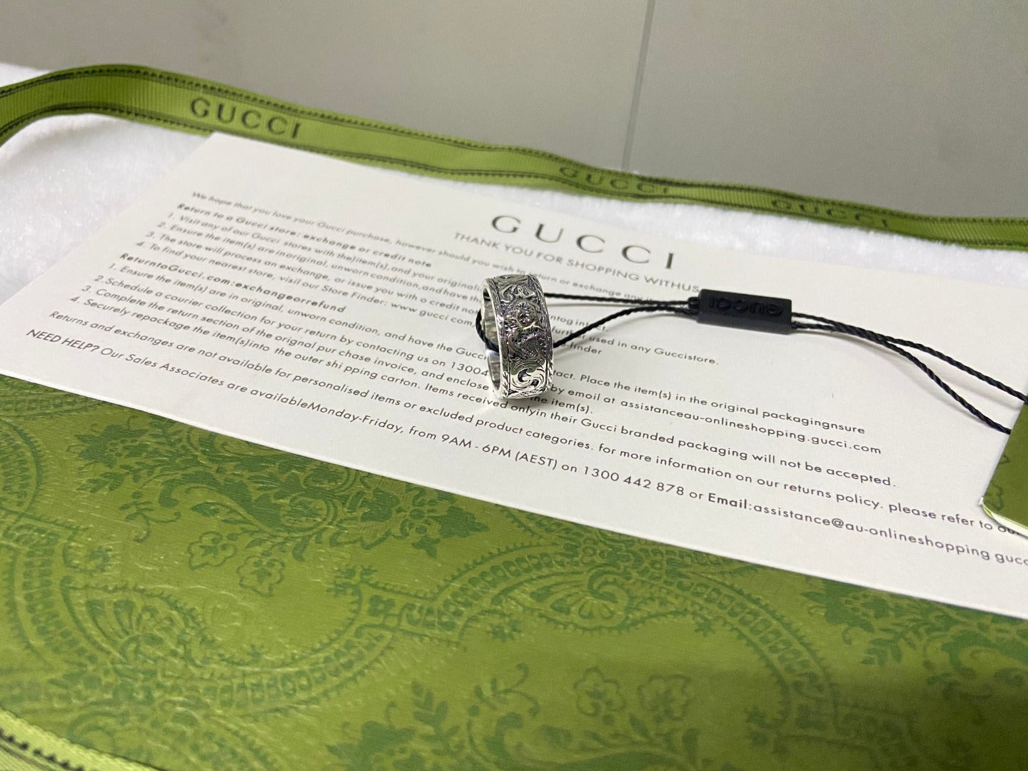 Gucci Feline Head Ring
