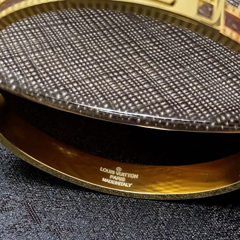 18K Louis Vuitton Vintage Brown Gold Bracelet