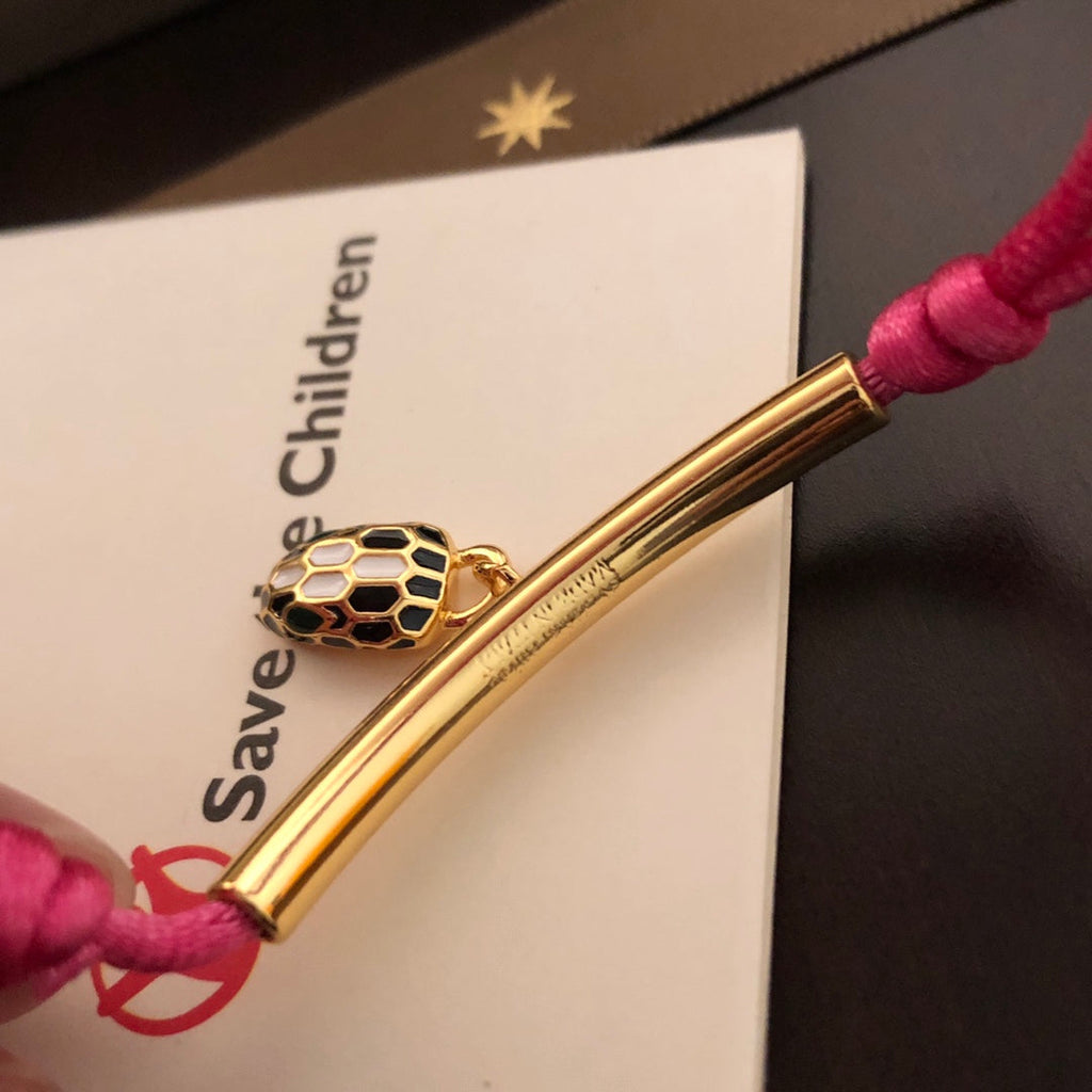 18K BVLGARI BV Serpenti Forever Pink Bracelet