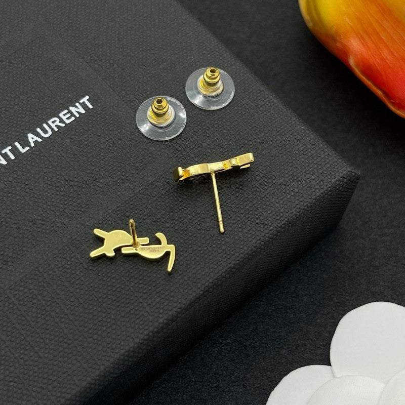 18K YSL Gold Earrings