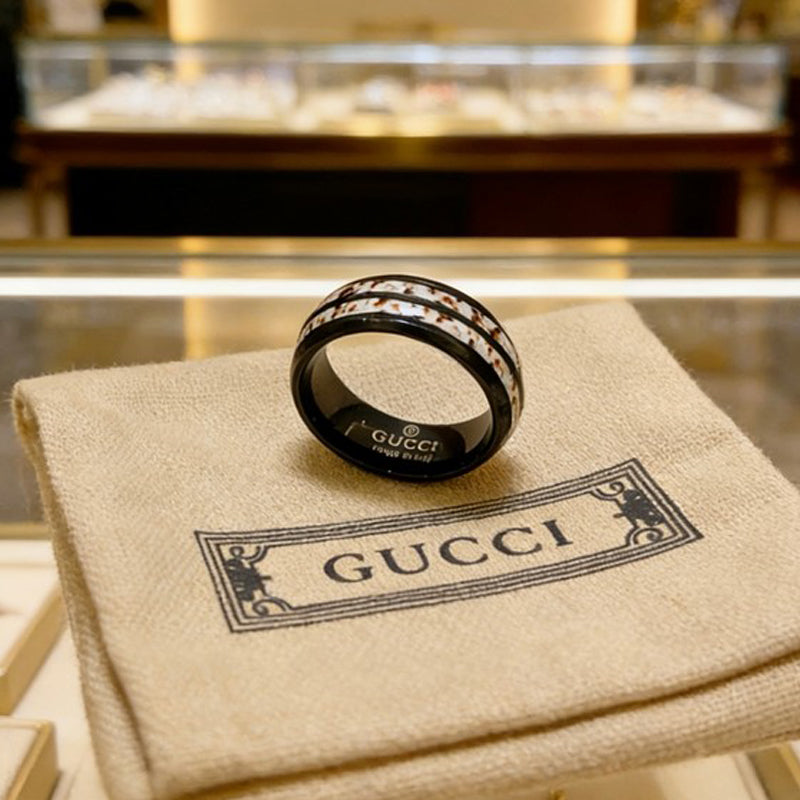 18K Gucci Anger Forest Black Color Ring