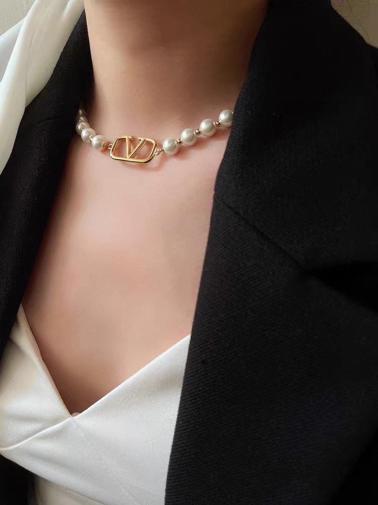 18K Valentino Garavani VLogo Signature Necklace