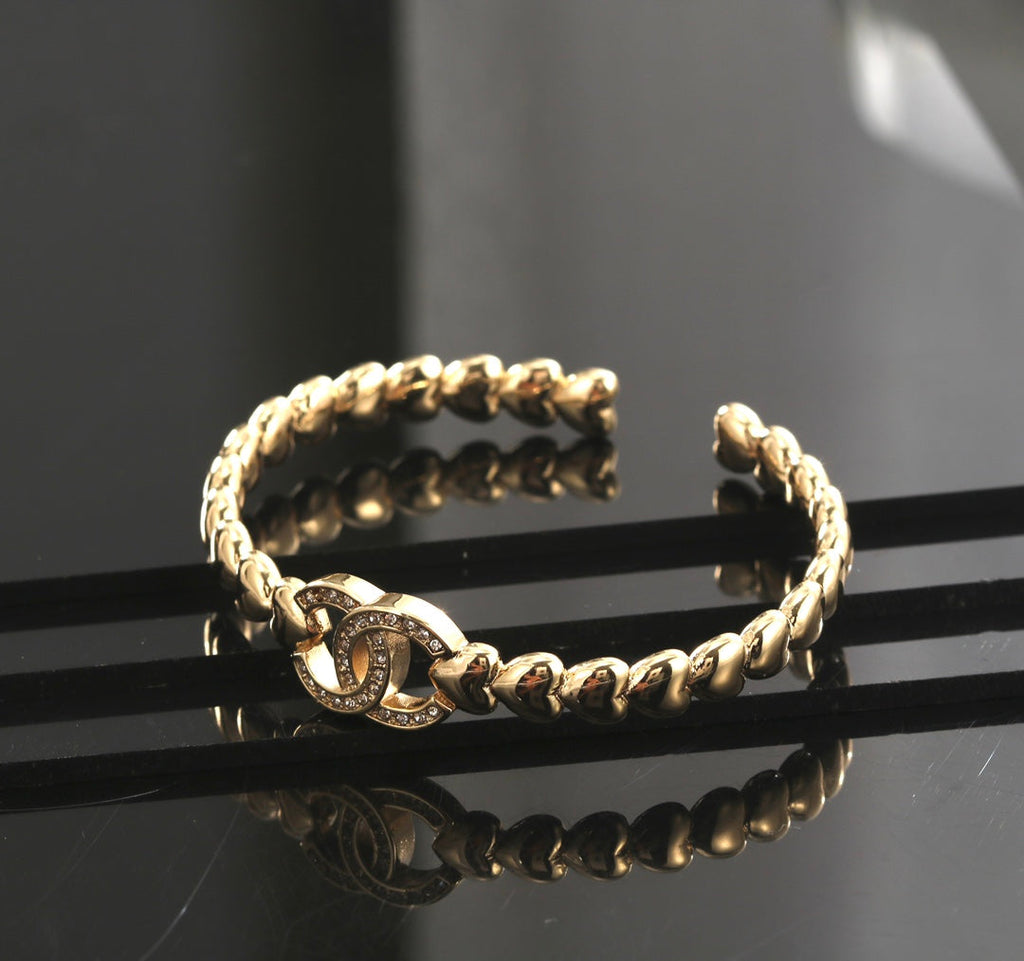 18K Chanel Open Cuff Bracelet