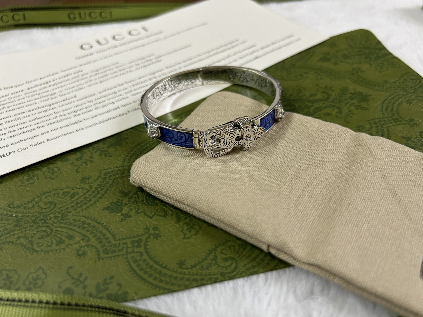 Gucci Garden Blue Bracelet