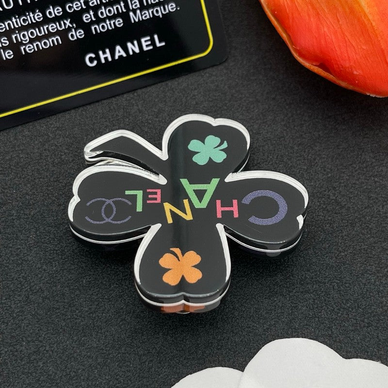 18K Chanel Color Flower Brooch