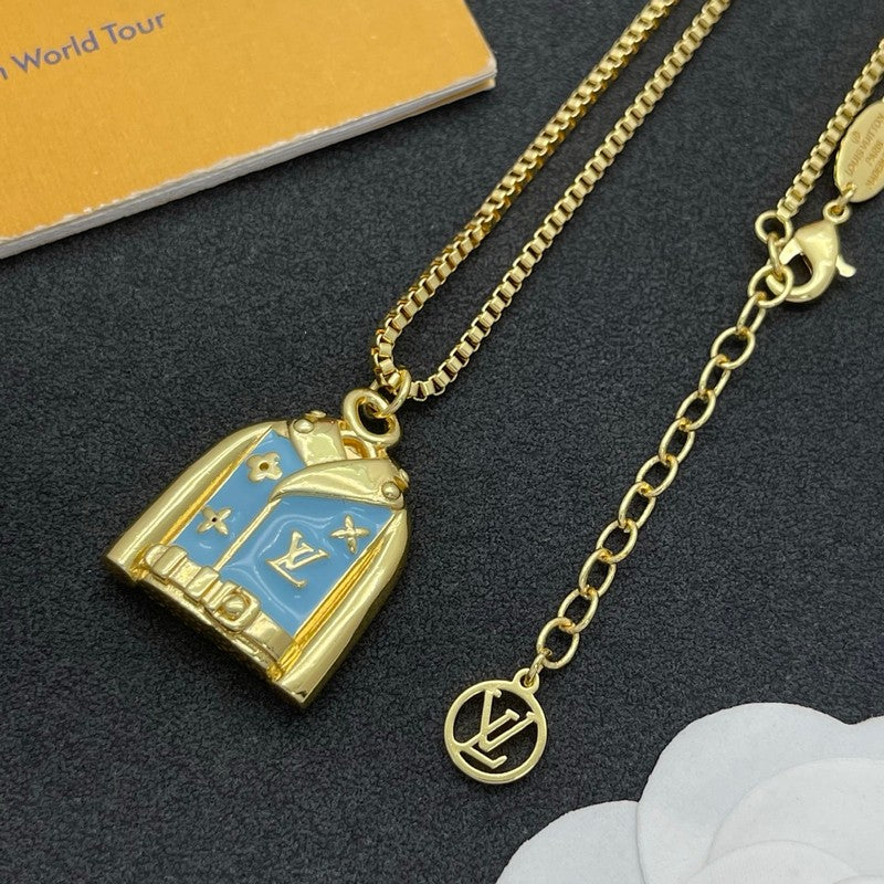 18K Louis Vuitton Dress Gold Necklace