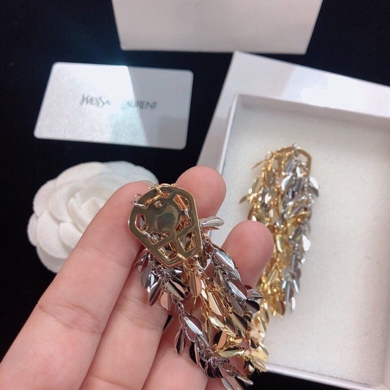 18K YSL Gold Earrings
