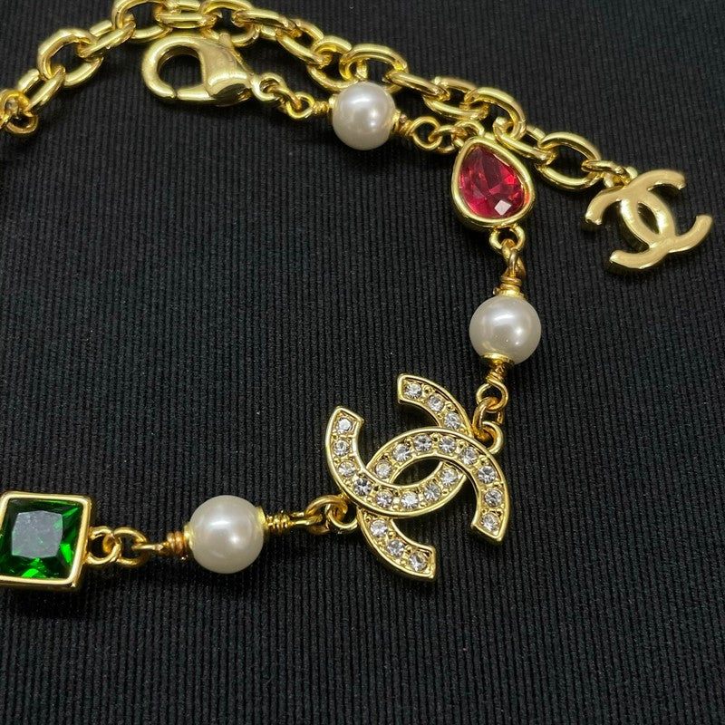 18K Chanel Color Ceystal & Diamond Bracelet