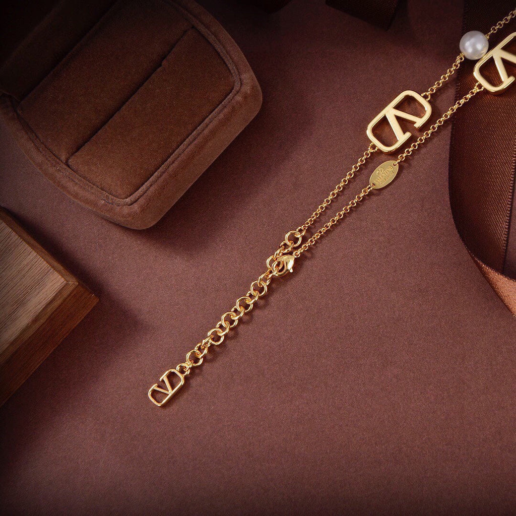 18K Valentino Garavani VLogo Necklace