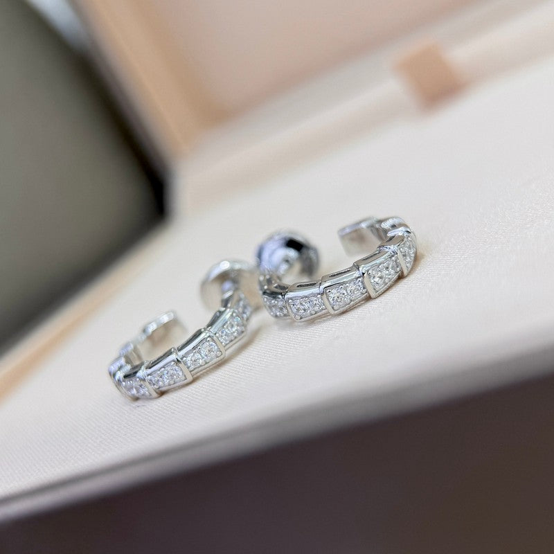 18K BVLGARI BV Serpenti Earrings