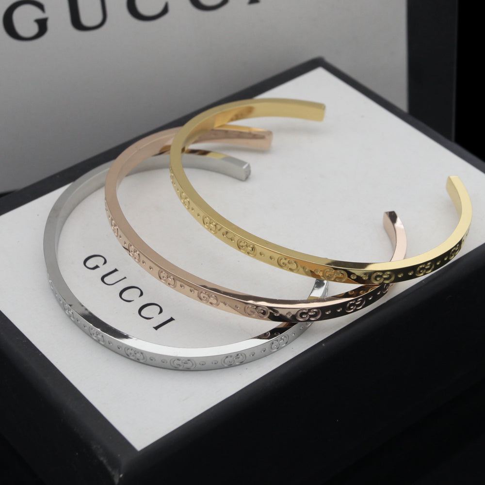 18K Gucci Icon Open Cuff Bracelet