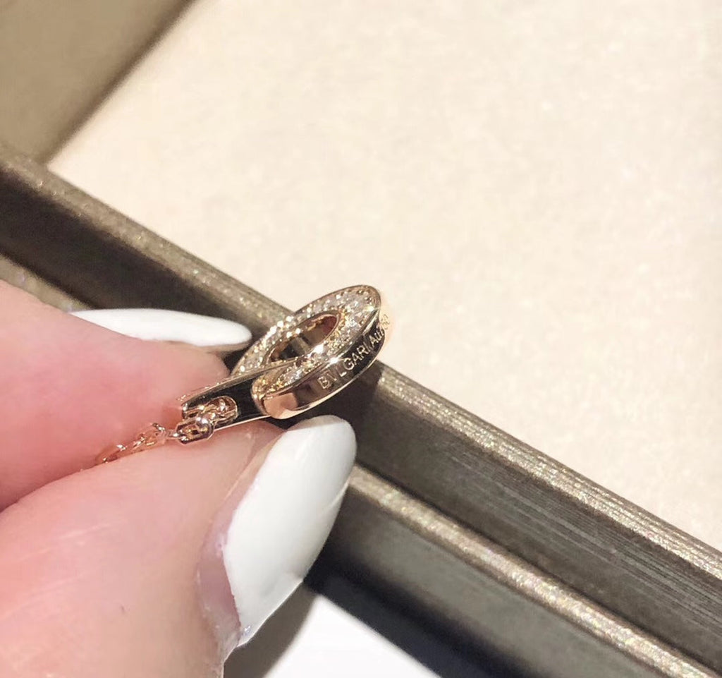 18K BVLGARI BV Diamonds Necklace