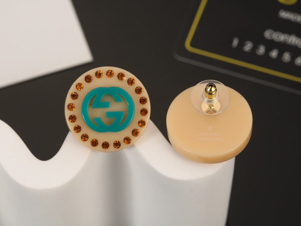 18K Gucci Resin Earrings
