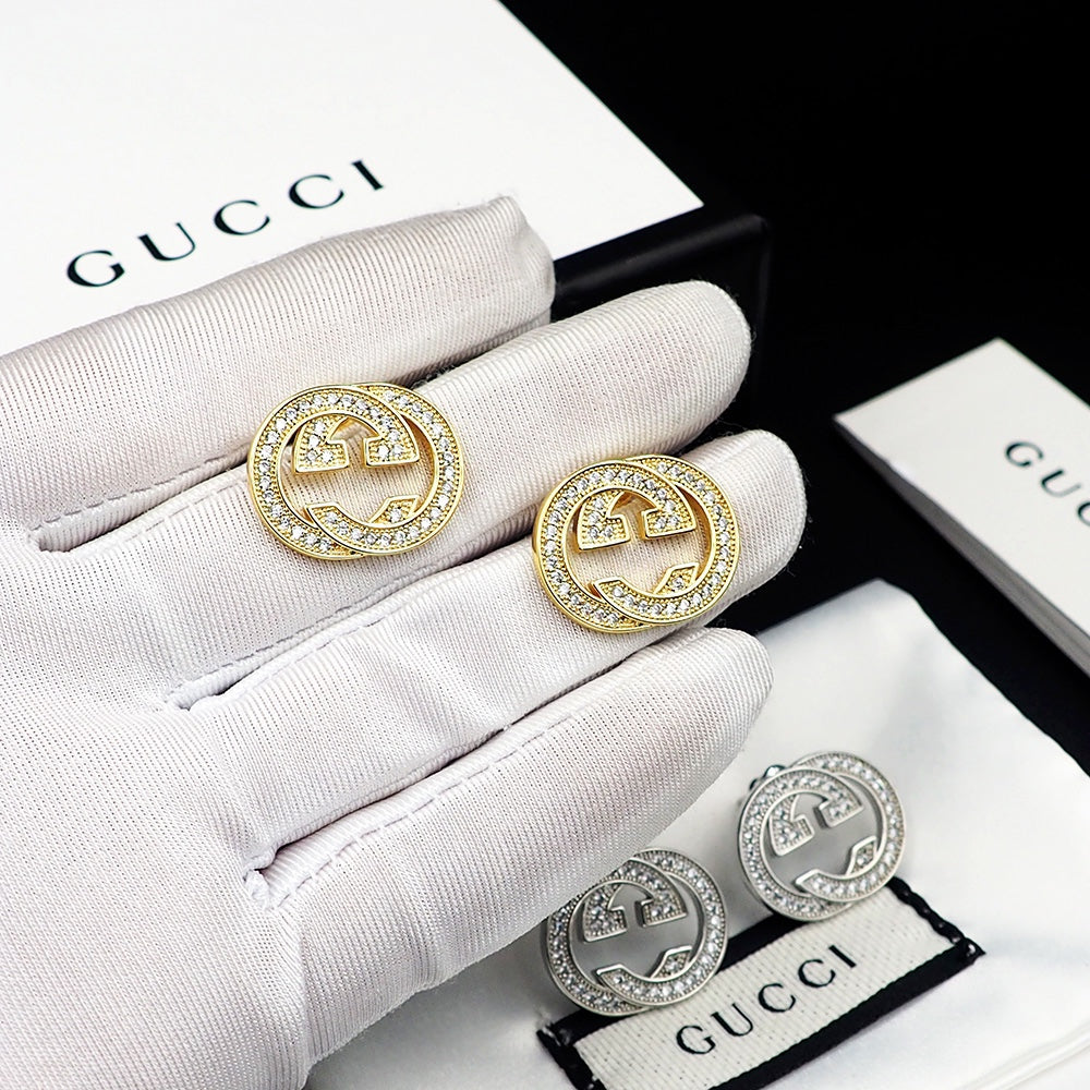 18K Gucci Diamonds Earrings