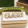18K Gucci Diamonds Brooch