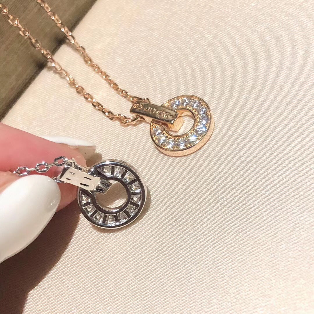 18K BVLGARI BV Diamonds Necklace