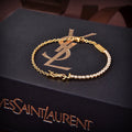 18K YSL Diamond Chain Bracelet