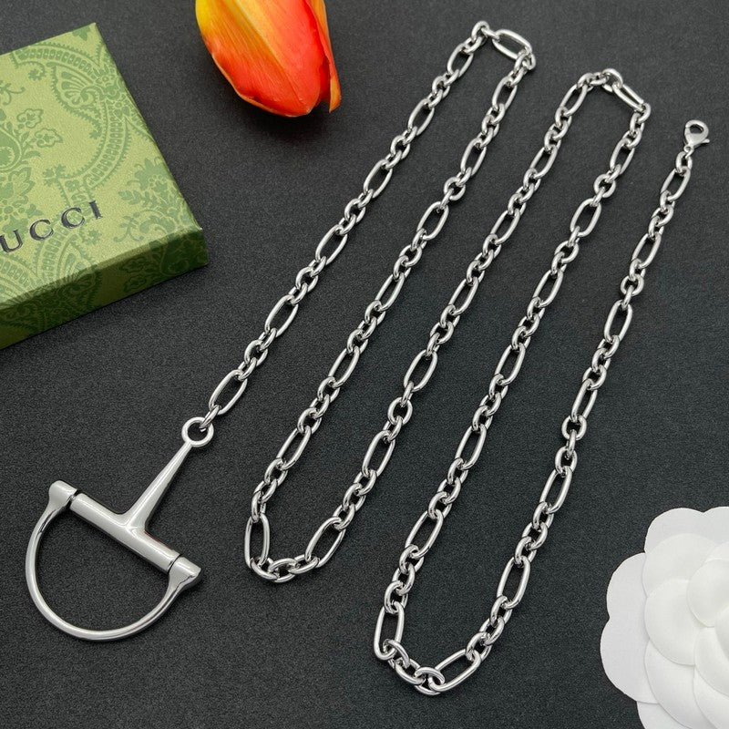 18K Gucci Gold Chain Link Necklace