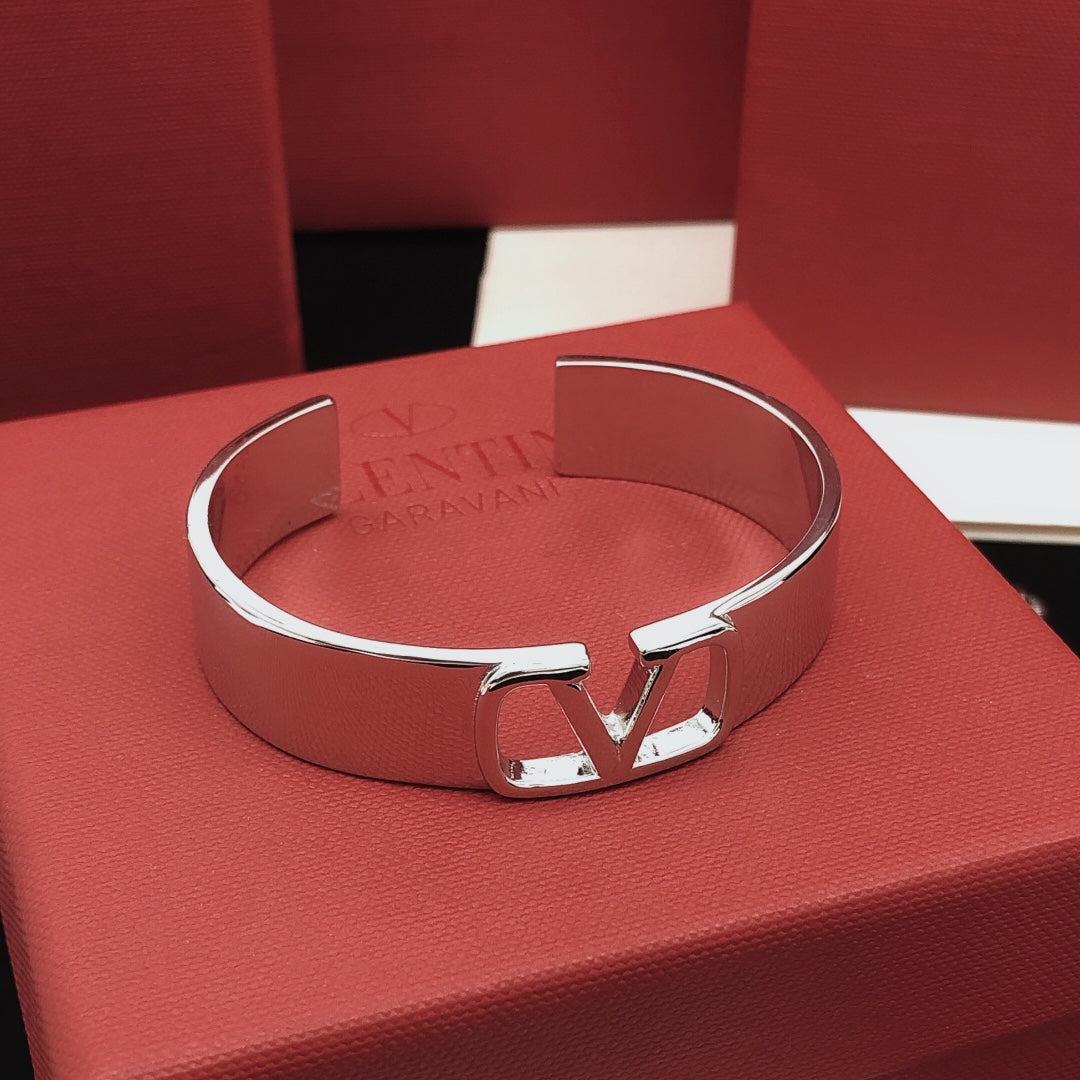 18K Valentino Vlogo Cuff Bracelet
